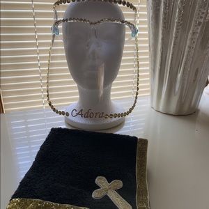 Custom design face shields/ custom couture face cloths.